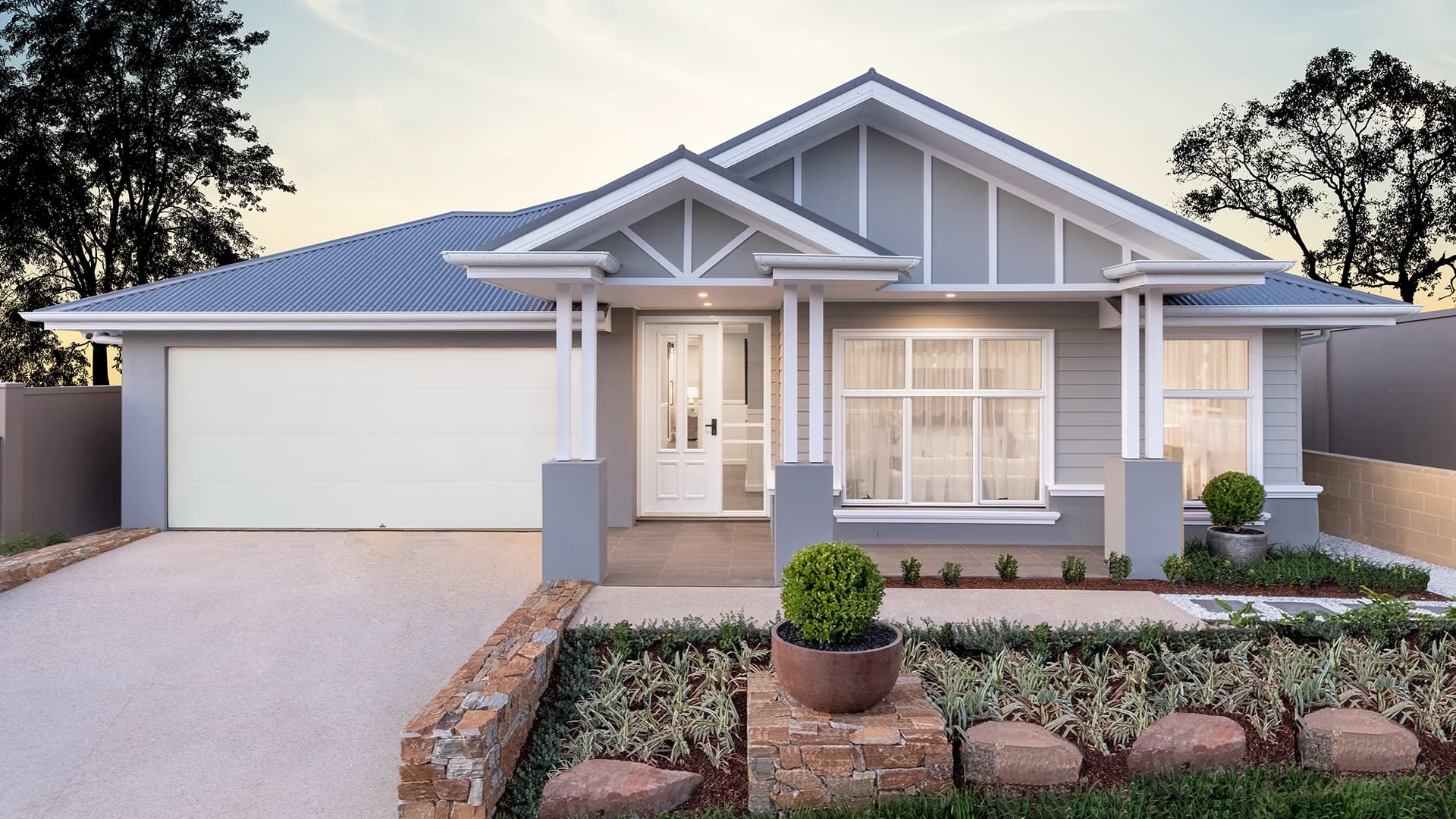 Modern Hampton facade showcased in North Rothbury